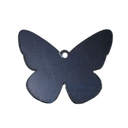[공예재료] 나비 나전칠기 자개공예 키링만들기 DIY재료 검정 아크릴 부자재(1봉지10개)
