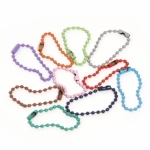 JY052 연결링 칼라 군번줄 가방고리 (10cm) 색상혼합